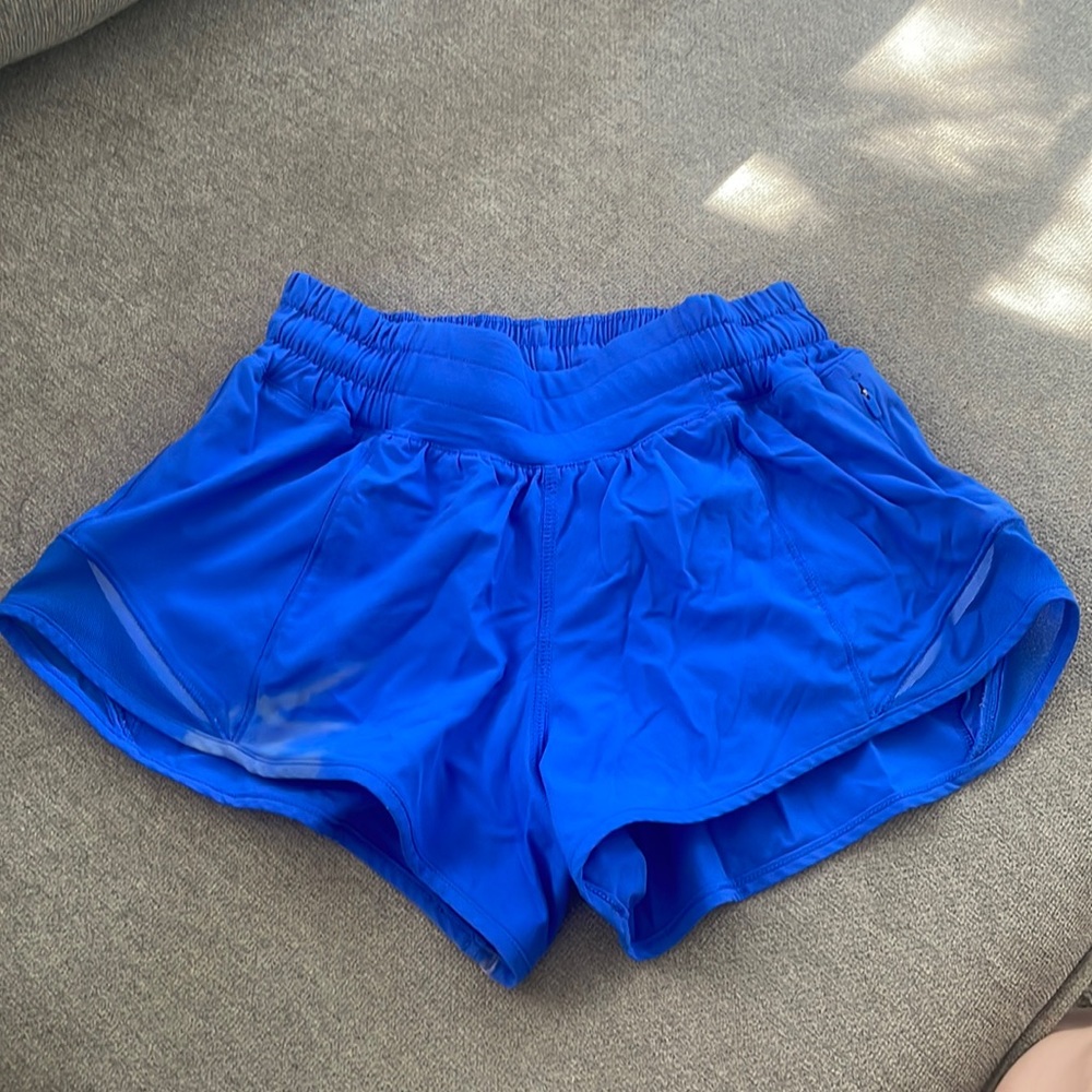 Lululemon Royal Blue Hotty Hot Shorts, Size:2